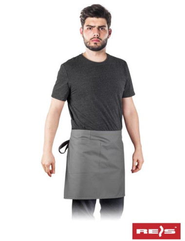 "Stylish Fzap-classic Gray/Steel Reis Apron - Durable, Customizable &