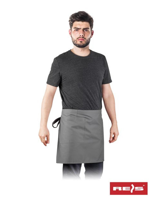 "Stylish Fzap-classic Gray/Steel Reis Apron - Durable, Customizable &