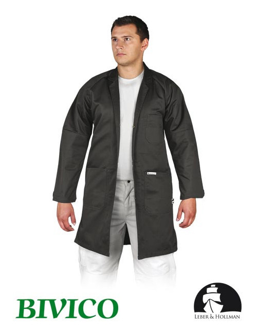 Schutzschürze links-coater s grau/stahl Leber&amp;hollman