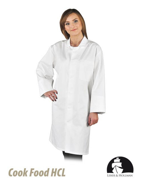 Damen-Schutzschürze lh-food_cwo in Weiß Leber&amp;hollman