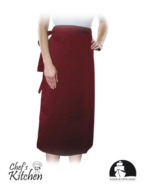 LEBER&amp;HOLLMAN PROTECTIVE APRON LH-PRUNER DC DARK RED