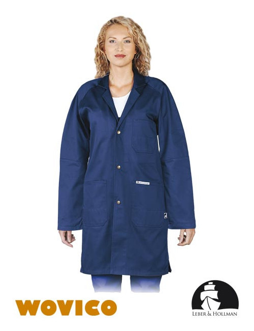 LEBER&amp;HOLLMAN PROTECTIVE APRON LH-WOMCOLER G NAVY
