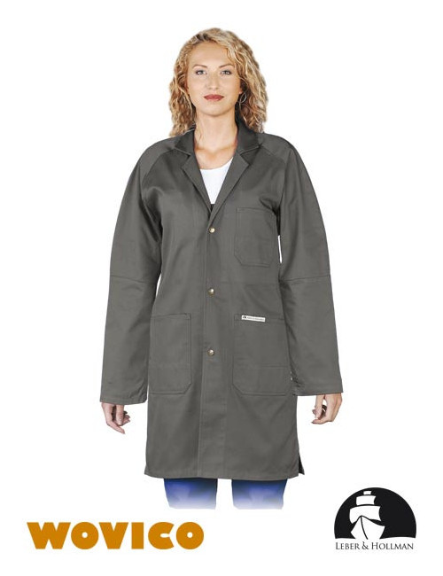 LEBER&amp;HOLLMAN PROTECTIVE APRON LH-WOMCOLER S GRAY/STEEL