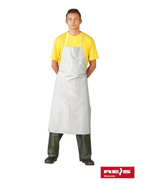 Protective fpcv apron in white Reis