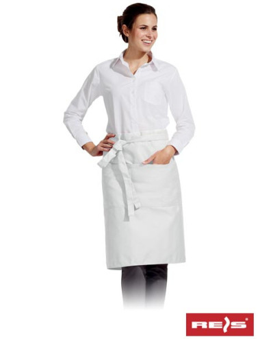 "Quality White fzap-2k Reis Apron - Customizable, Comfortable & Durab