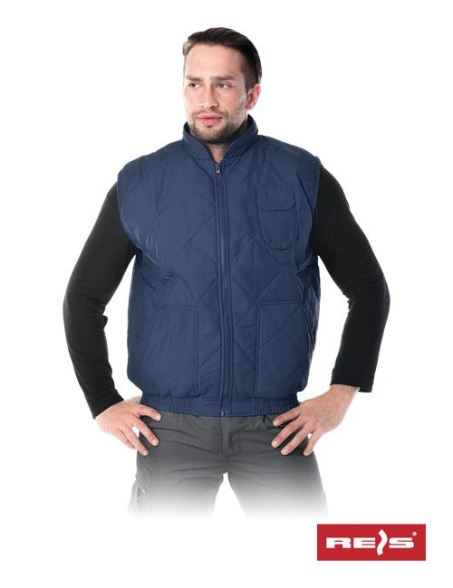 Barracuda G schützende ärmellose Jacke, Marineblau, Reis