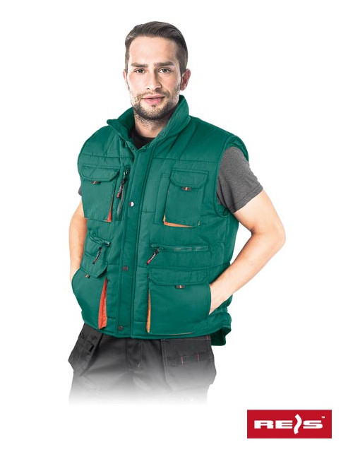 Protective vest kormoran2 zp green-orange Reis