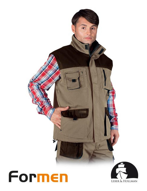 LEBER&amp;HOLLMAN SLEEVE LH-FMNW-V BE3 BEIGE-BROWN-BLACK