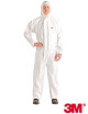 Protective suit w white 3M 3m-kom-4510