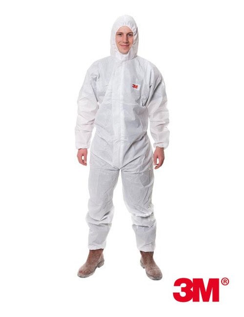 Protective suit w white 3M 3m-kom-4515