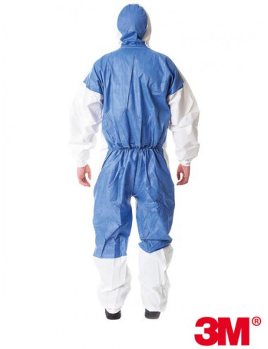 Protective suit wn white-blue 3M 3m-kom-4535