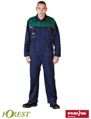 Protective overall kf gz navy-green Reis