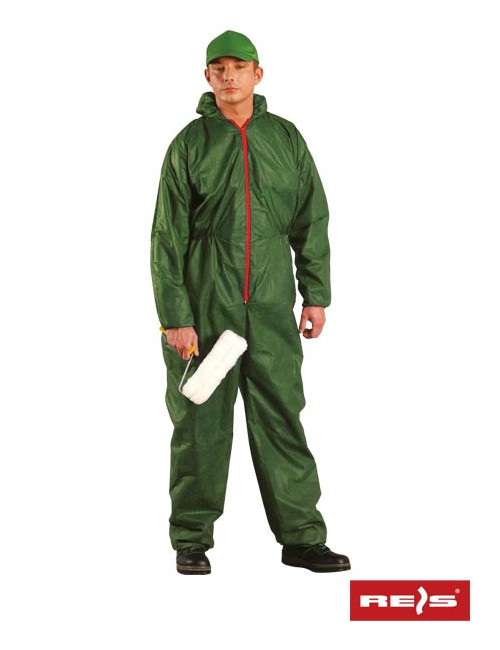 Overall mit grünem Reis