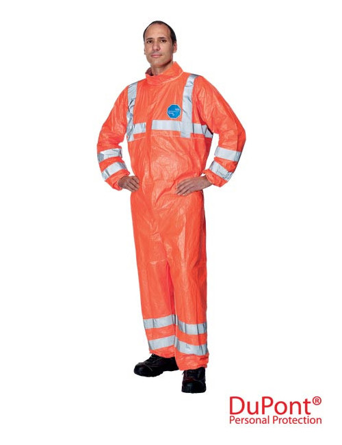 Orangefarbener Hi-Vis-Schutzanzug, hohe Sichtbarkeit, EN-Normen