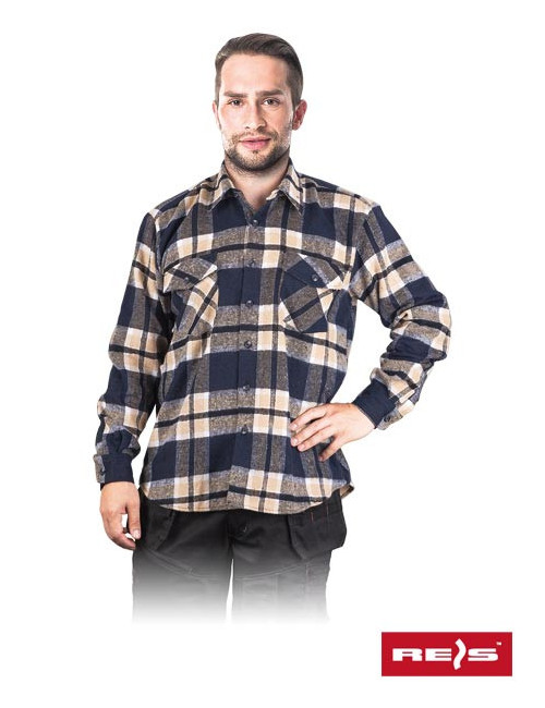 "Get Ultimate Safety with Kflux N Blue Reis Flange Protective Shirt!"