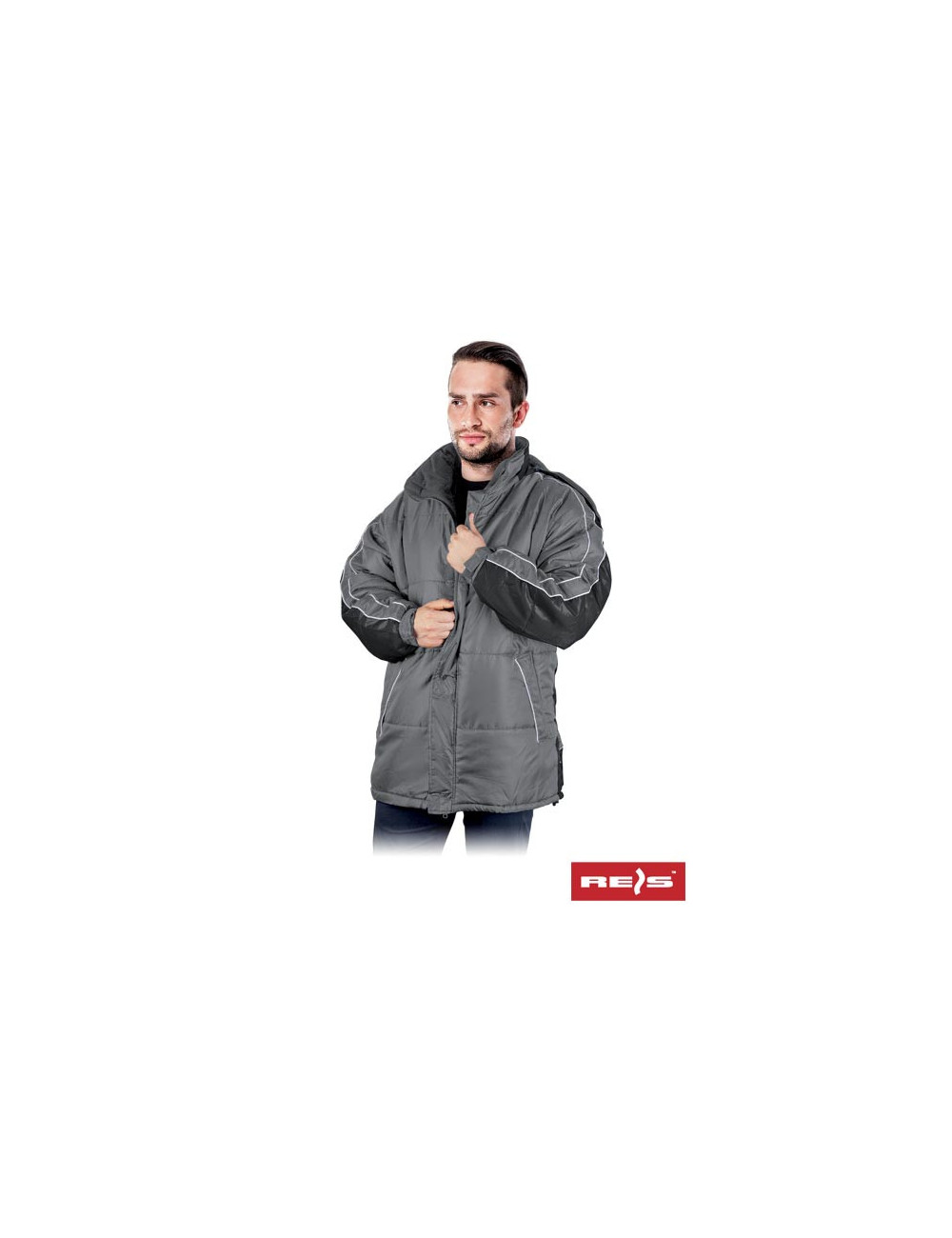 Protective jacket insulated coala sb grey-black Reis