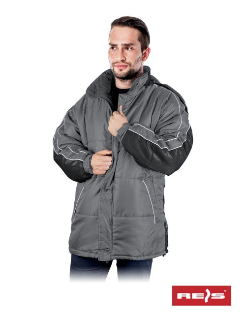 Protective jacket insulated coala sb grey-black Reis