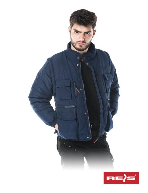 Protective jacket insulated heron g navy Reis