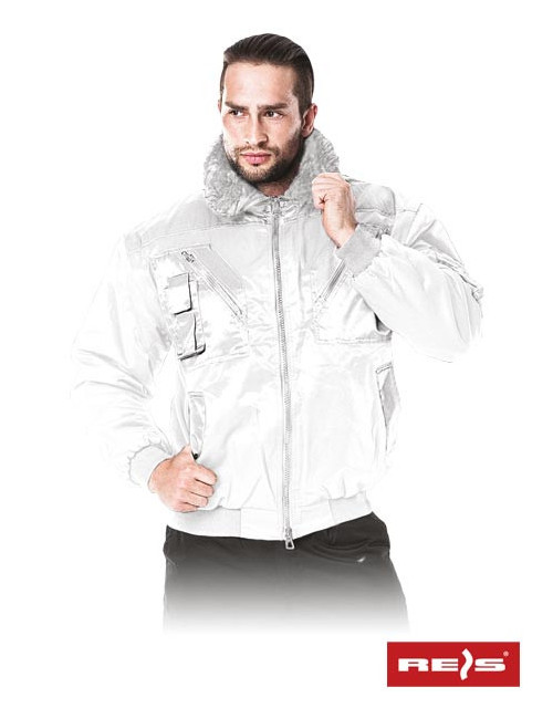 Protective jacket in white iceberg Reis