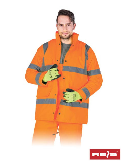Isolierte Schutzjacke k-vis p orange Reis