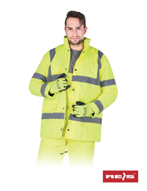 K-vis y isolierte Schutzjacke, gelb Reis