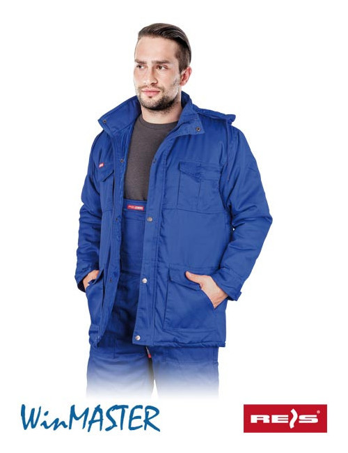 Isolierte Schutzjacke kmo-long n blue Reis
