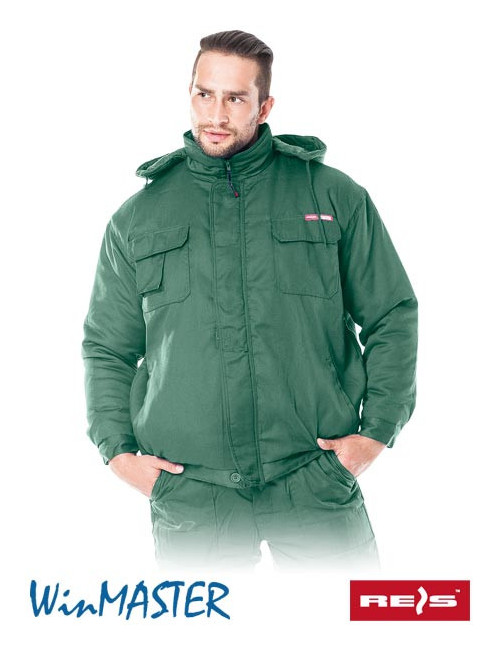 Protective jacket insulated kmo-plus with green Reis