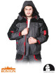 Isolierte Schutzjacke lh-bsw-j sbc grau-schwarz-rot Leber&amp;hollman