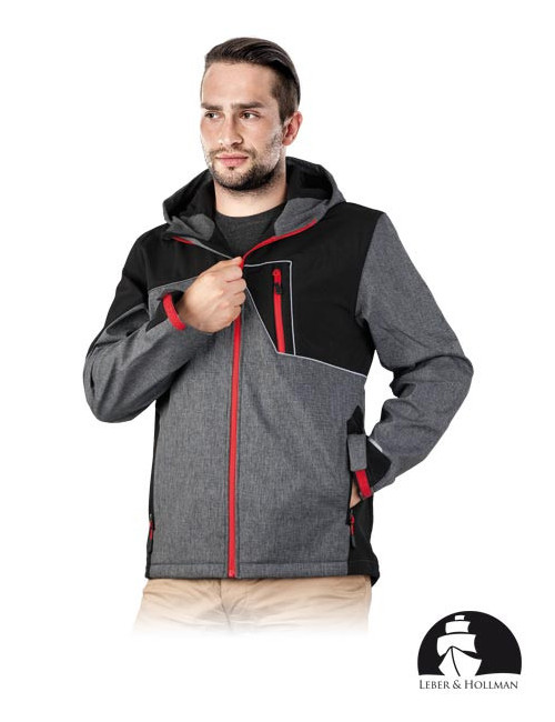 LEBER&amp;HOLLMAN PROTECTIVE JACKET LH-DRIZEL SB GREY-BLACK