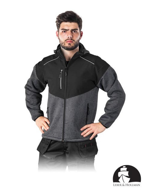 LEBER&amp;HOLLMAN PROTECTIVE JACKET LH-HERRING BS BLACK-GRAY