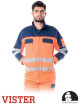 LEBER&amp;HOLLMAN PROTECTIVE INSULATED JACKET LH-JACWINTER PG ORANGE-NAVY