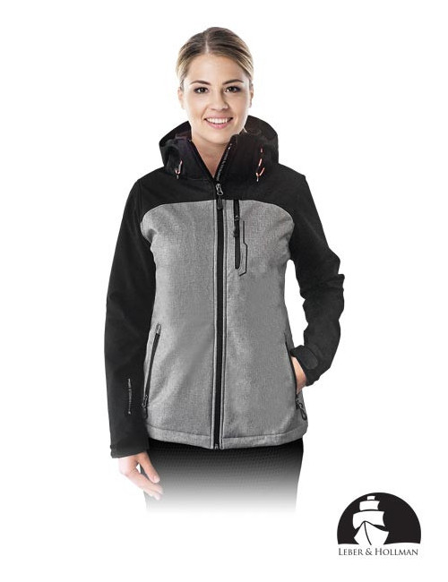 Schutzjacke lh-ladyfun sb grau und schwarz Leber&amp;hollman