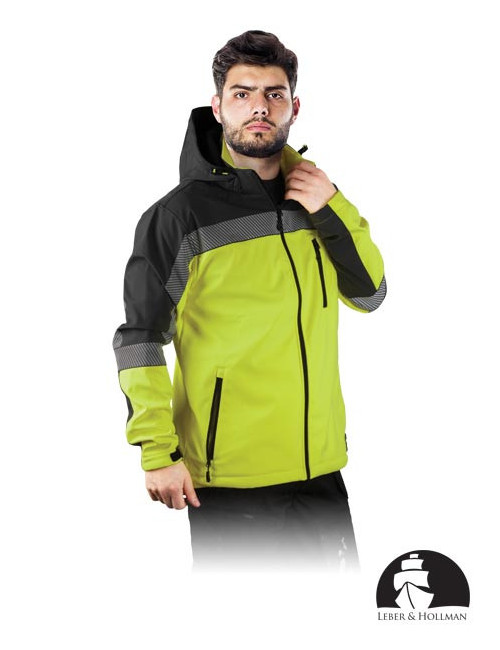 LEBER&amp;HOLLMAN PROTECTIVE JACKET LH-PIROL YS YELLOW-GRAY