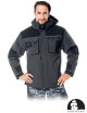 Lh-storm sb schutzjacke grau und schwarz Leber&amp;hollman