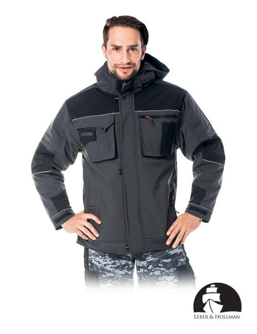 LEBER&amp;HOLLMAN PROTECTIVE JACKET LH-STORM SB GREY-BLACK