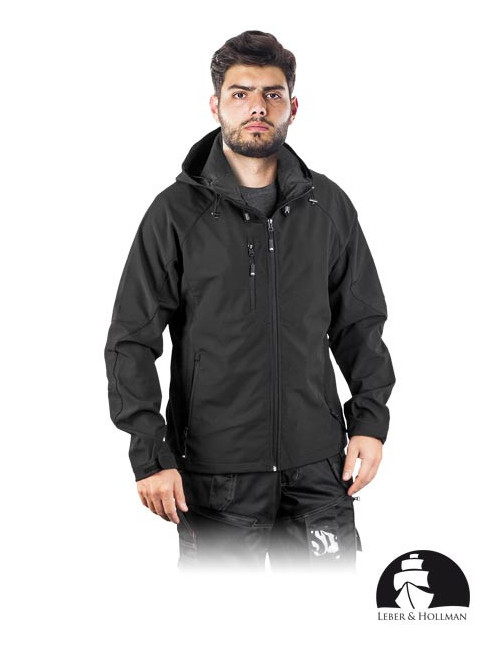 SOFTSHELL-Schutzjacke, atmungsaktives und wasserdichtes Gewebe, Reflektoren