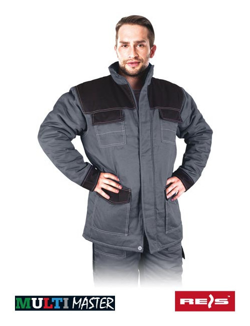 Protective jacket insulated mmwjl sb grey-black Reis