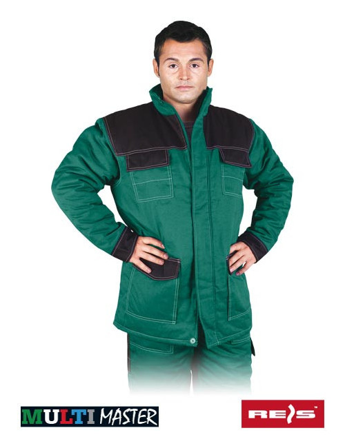 Isolierte Schutzjacke mmwjl zb grün-schwarz Reis