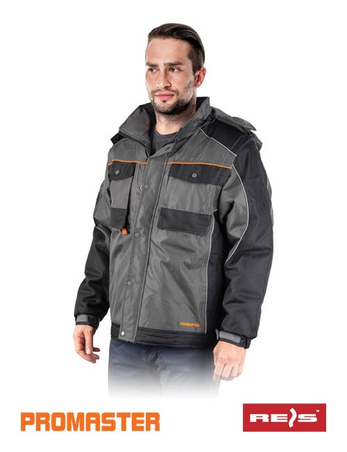 Pro-fedder sbp protective padded jacket steel-black-orange Reis