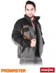 2Pro-win-j sbp protective insulated jacket steel-black-orange Reis