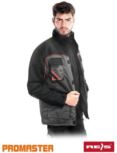 Pro-win-lj sbp protective padded jacket steel-black-orange Reis