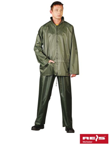 Komplet ochronny przeciwdeszczowy kpl z zielony Reis