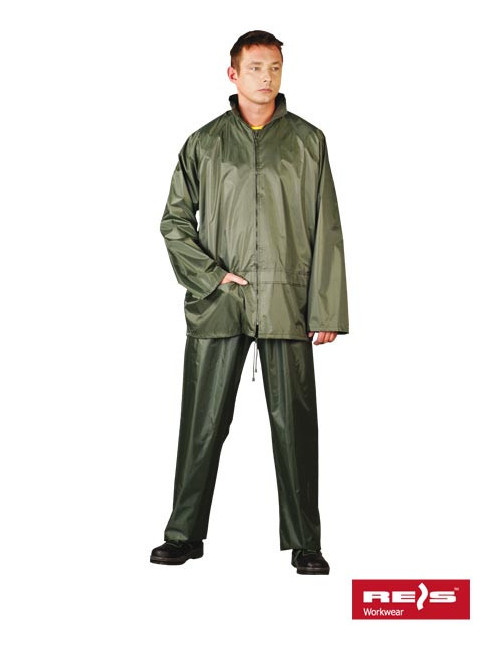 Komplet ochronny przeciwdeszczowy kpl z zielony Reis