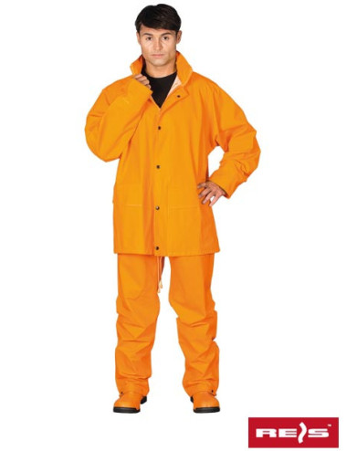 Regenschutzset, Set, orange, Reis