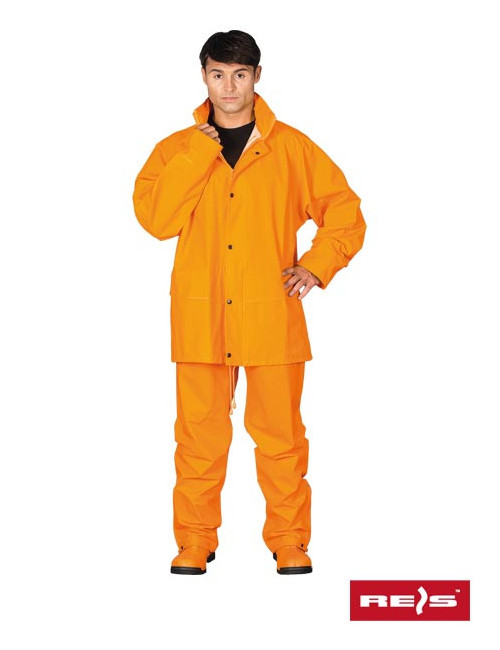 Regenschutzset, Set, orange, Reis