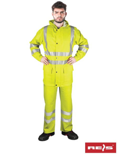 Rain protective set kplpufluo y yellow Reis