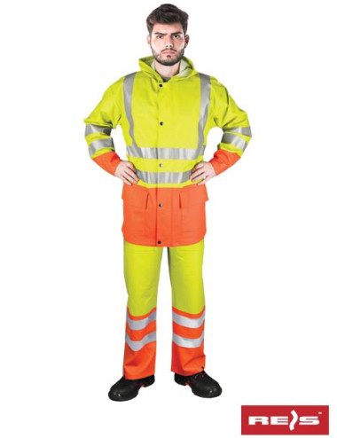 Kplpufluo yp Regenschutzset gelb-orange Reis