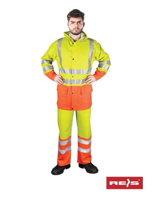 Kplpufluo yp Regenschutzset gelb-orange Reis