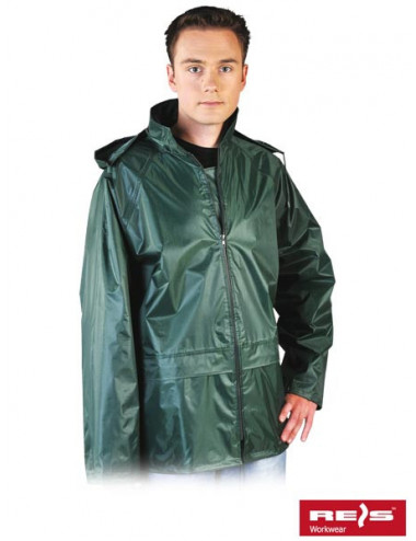 Protective rain jacket kpnp with green Reis