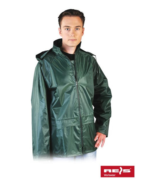 KPNP-Regenschutzjacke mit grünem Reis